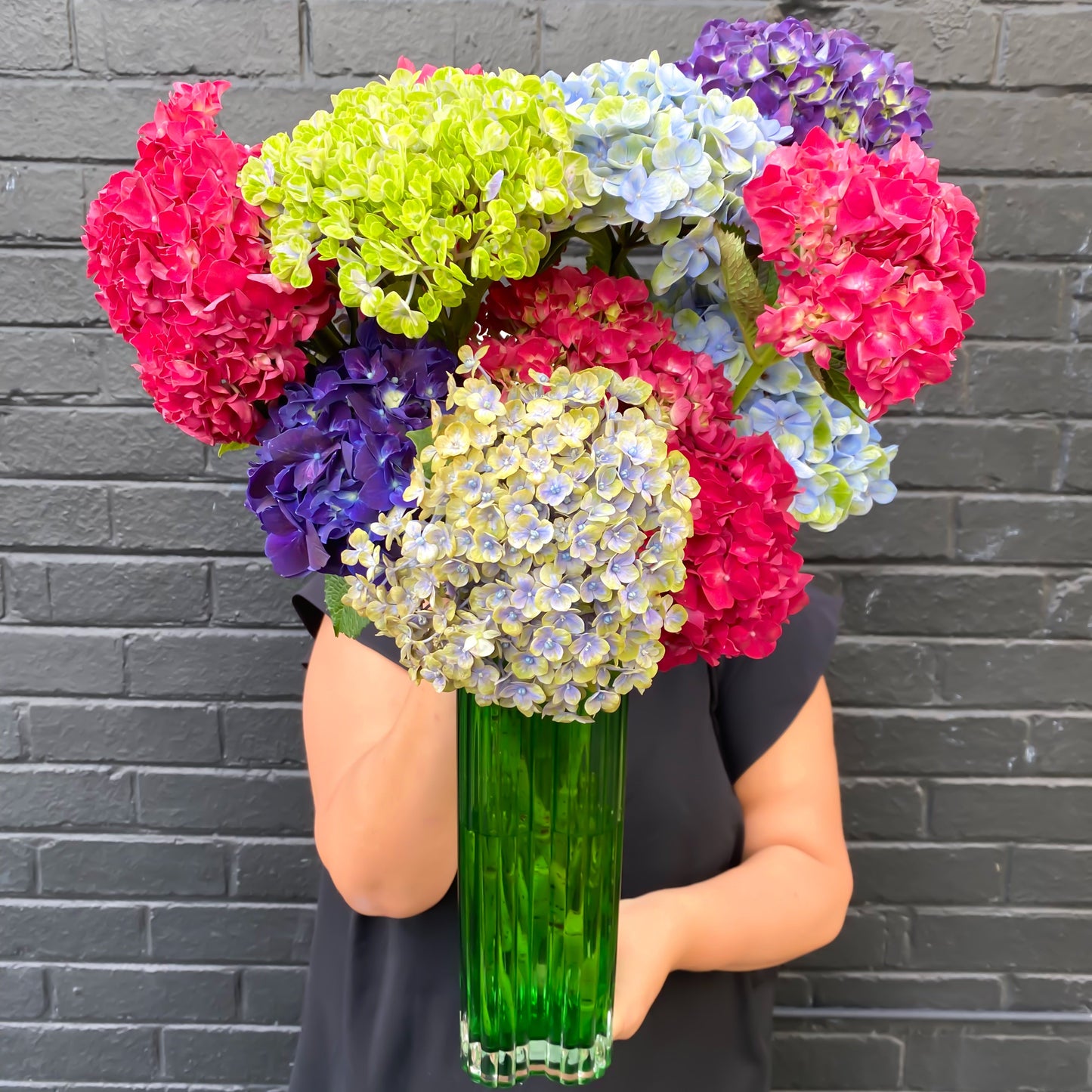 Hydrangea garden vase