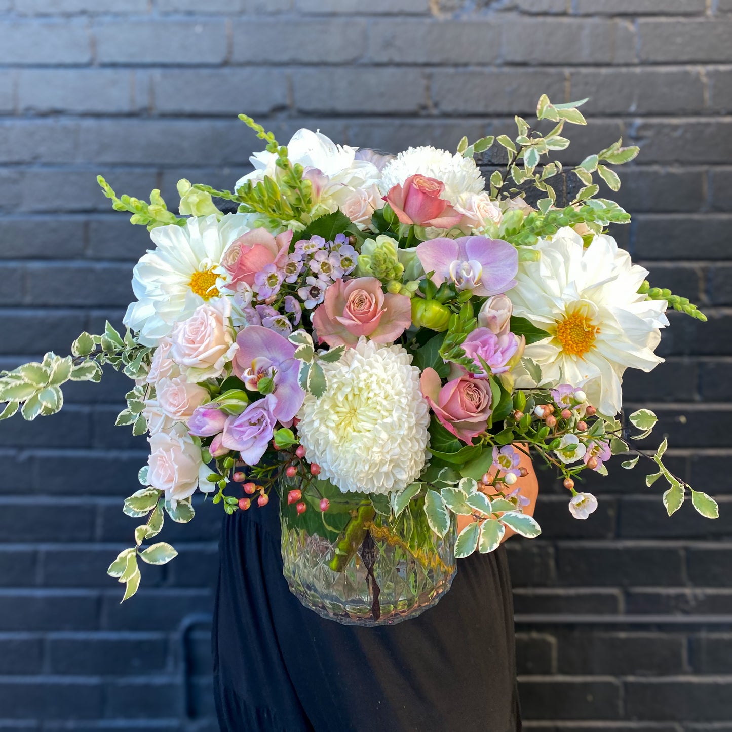 Elegance, Pastel Flower Vase
