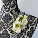 floral jewels - wrist corsage & buttonholes - Perrotts Florists